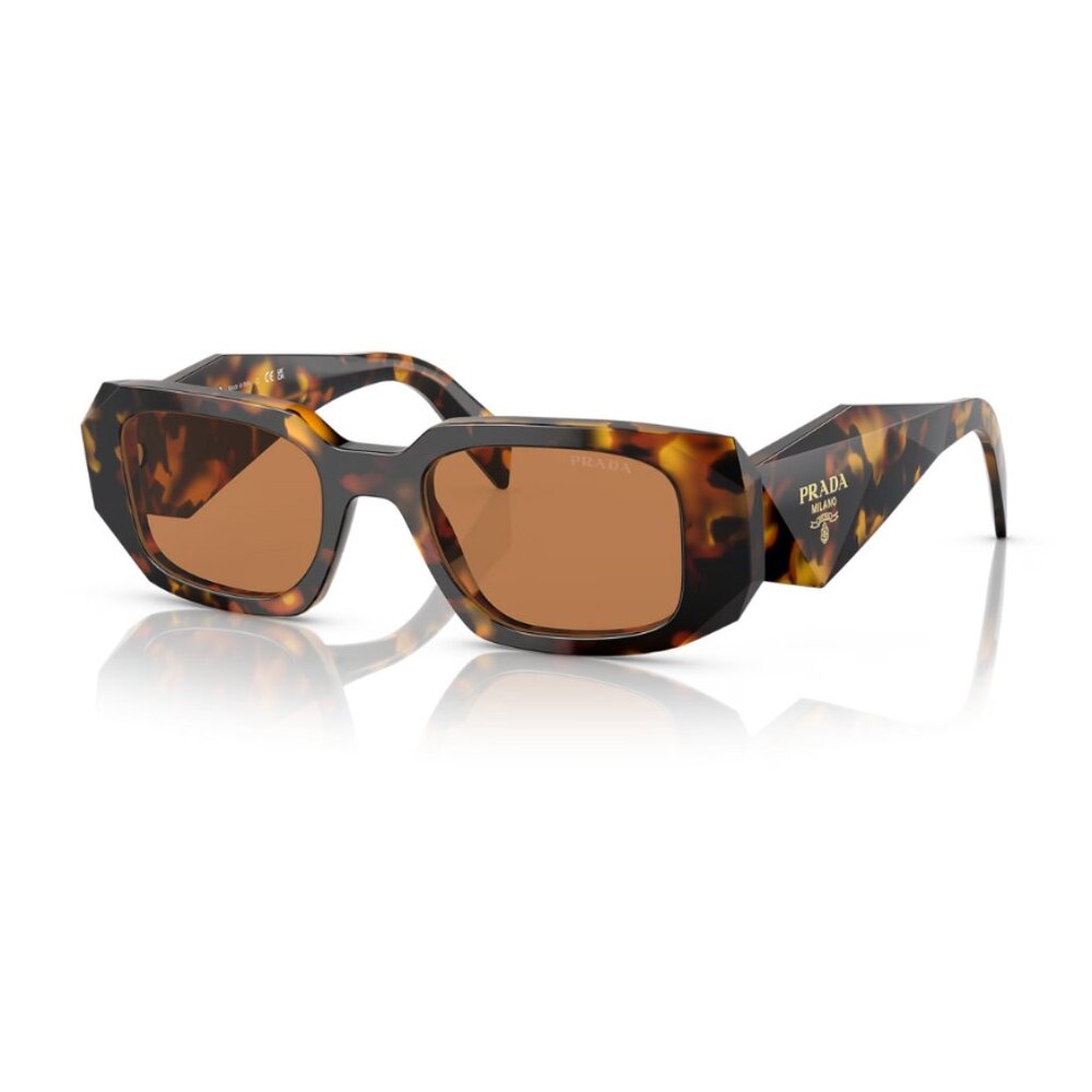 Prada Honey Tortoise / Dark Brown Lens Sunglasses